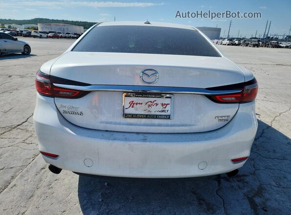JM1GL1TY4M1609217 2021 MAZDA 6 Белый Вид сзади