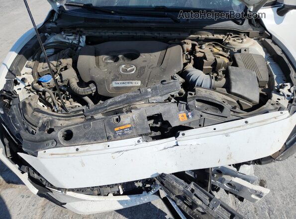 JM1GL1TY4M1609217 2021 MAZDA 6 Белый Вид задней части салона