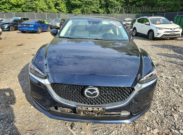 JM1GL1TY5J1303543 2018 MAZDA 6 Blue Դիմացի տեսք