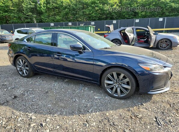 JM1GL1TY5J1303543 2018 MAZDA 6 Blue Առջևի աջ