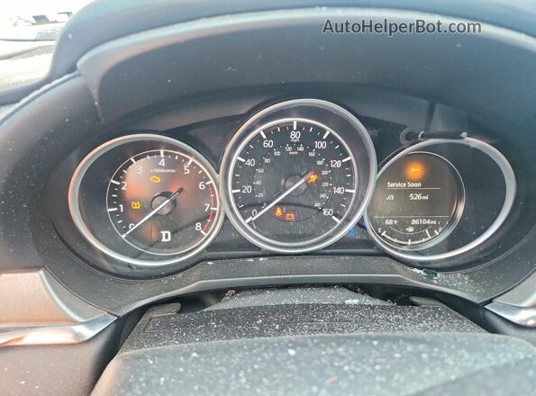JM1GL1TY6J1329911 2018 MAZDA 6 Black Vista del cuadro de instrumentos