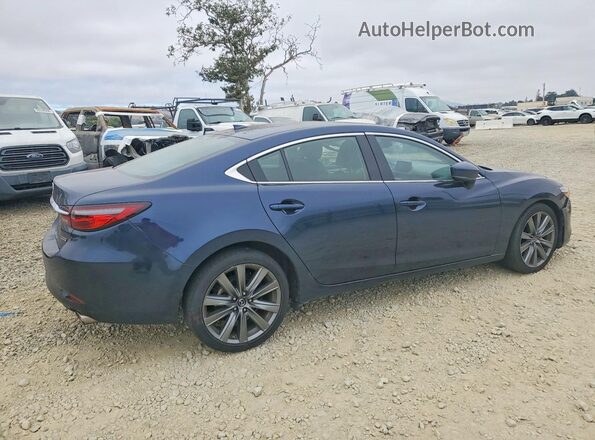 JM1GL1TYXJ1327613 2018 MAZDA 6 Синий Задняя правая четверть