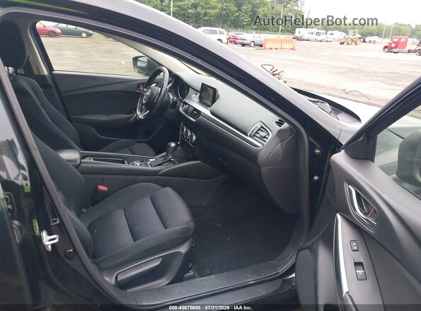 JM1GL1U50H1108237 2017 MAZDA 6 Black Widok wnętrza z przodu