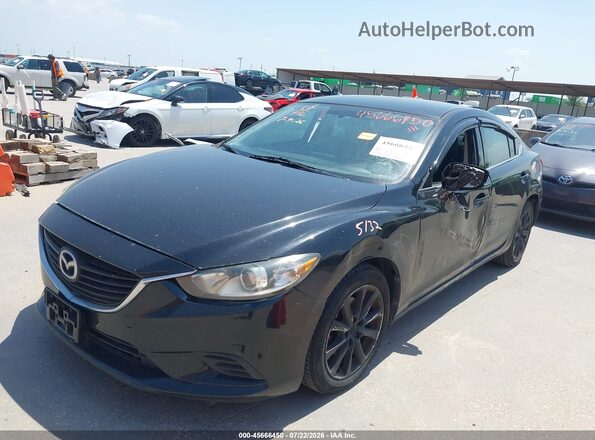 JM1GL1U50H1130951 2017 MAZDA 6 Black Vista tres cuartos delantera izquierda