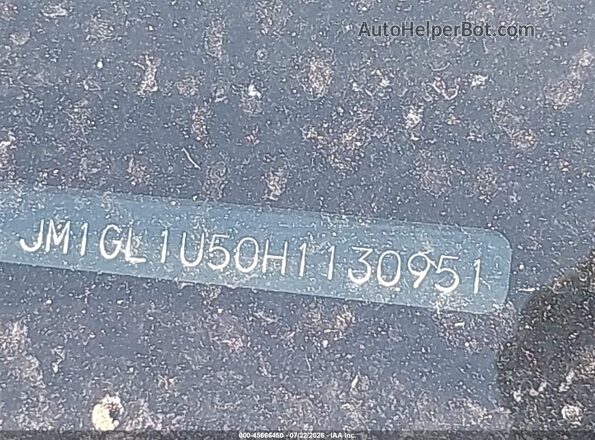 JM1GL1U50H1130951 2017 MAZDA 6 Black 