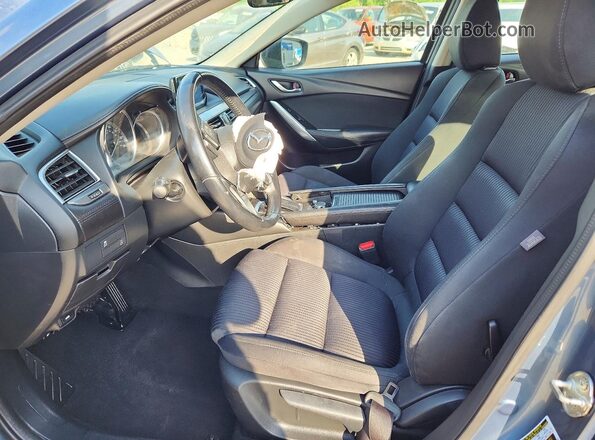 JM1GL1U53H1116509 2017 MAZDA 6 Blue Widok wnętrza z przodu