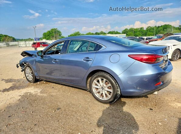JM1GL1U53H1116509 2017 MAZDA 6 Blue Tył lewy