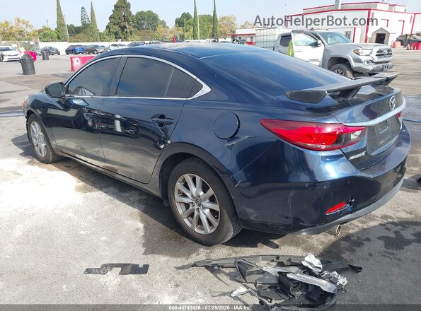 JM1GL1U53H1139191 2017 MAZDA 6 Dark Blue Trasero izquierdo