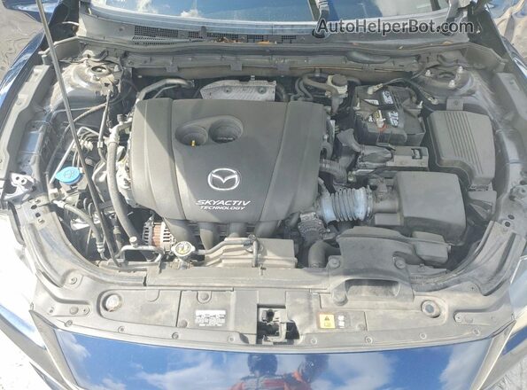 JM1GL1U53H1149431 2017 MAZDA 6 Синий Вид задней части салона