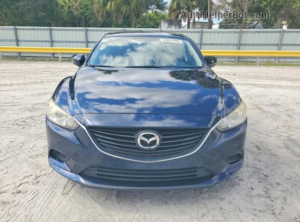 JM1GL1U53H1149431 2017 MAZDA 6 Синий Вид спереди