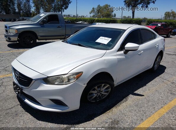 JM1GL1U54H1139426 2017 MAZDA 6 White Przód lewy