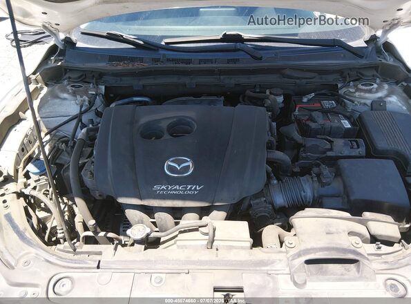 JM1GL1U54H1139426 2017 MAZDA 6 White Widok z tyłu