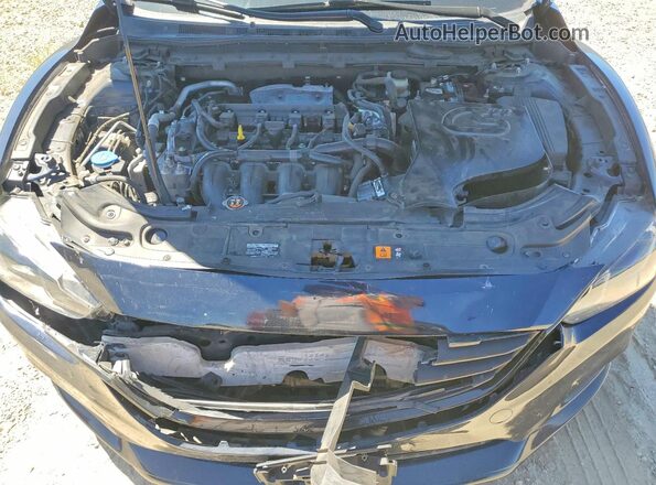 JM1GL1U55H1108394 2017 MAZDA 6 Blue Սալոնի հետևի տեսք