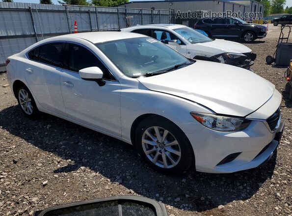 JM1GL1U55H1143095 2017 MAZDA 6 White Առջևի աջ