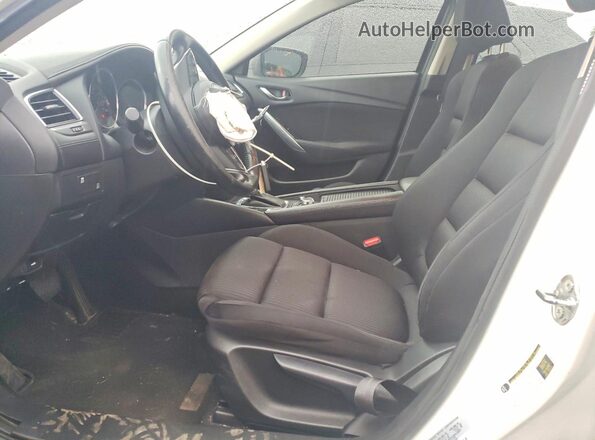 JM1GL1U55H1143095 2017 MAZDA 6 White Սալոնի դիմացի տեսք