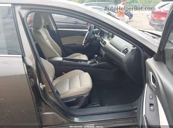 JM1GL1U55H1150502 2017 MAZDA 6 Gray წინა სალონის ხედი