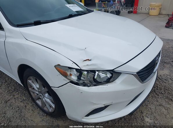 JM1GL1U55H1151763 2017 MAZDA 6 White Front view