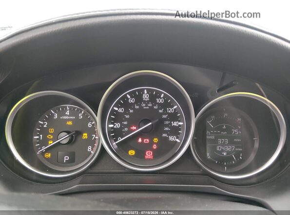 JM1GL1U56H1128170 2017 MAZDA 6 Red Widok tylnych siedzeń