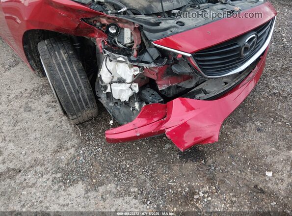 JM1GL1U56H1128170 2017 MAZDA 6 Red Widok z przodu