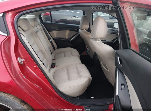 JM1GL1U56H1128170 2017 MAZDA 6 Red Widok naklejki z numerem VIN