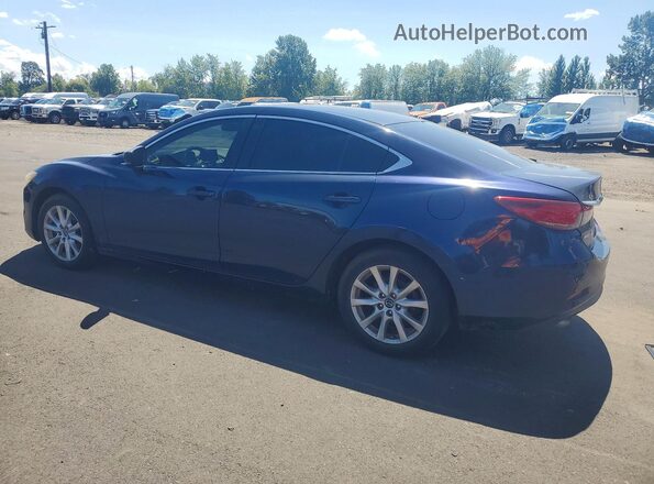 JM1GL1U57H1126153 2017 MAZDA 6 Blue Հետևի ձախ
