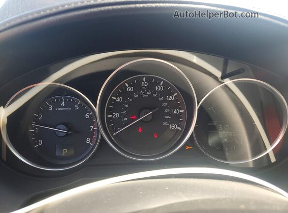 JM1GL1U57H1126153 2017 MAZDA 6 Blue Սարքավորումների վահանակի տեսք