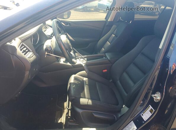 JM1GL1U57H1126153 2017 MAZDA 6 Blue Սալոնի դիմացի տեսք