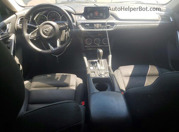 JM1GL1U57H1126153 2017 MAZDA 6 Blue Առջևի վահանակի տեսք