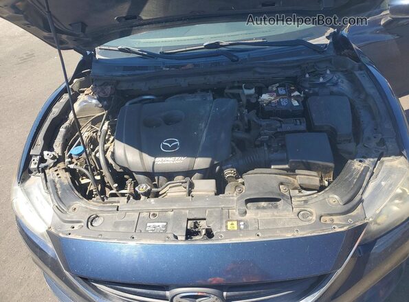 JM1GL1U57H1126153 2017 MAZDA 6 Blue Սալոնի հետևի տեսք