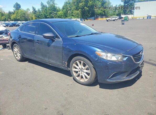 JM1GL1U57H1126153 2017 MAZDA 6 Blue Առջևի աջ