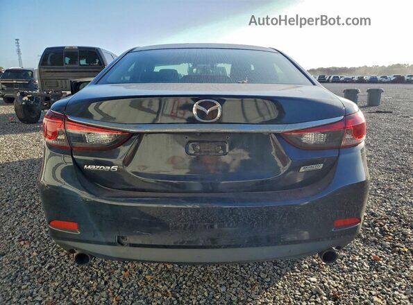 JM1GL1U57H1142305 2017 MAZDA 6 Black Հետևի տեսք