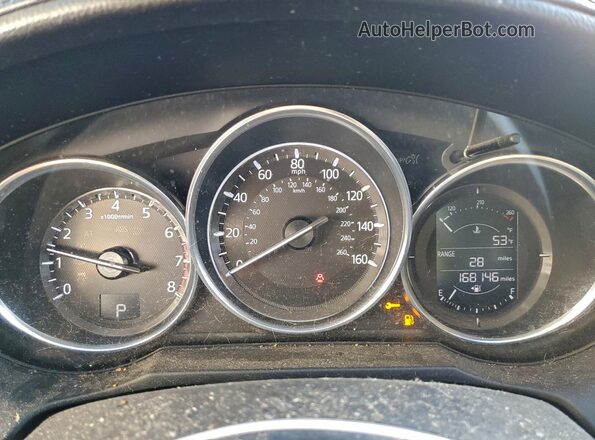 JM1GL1U57H1142305 2017 MAZDA 6 Black Սարքավորումների վահանակի տեսք