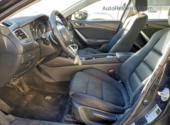 JM1GL1U57H1142305 2017 MAZDA 6 Black Սալոնի դիմացի տեսք