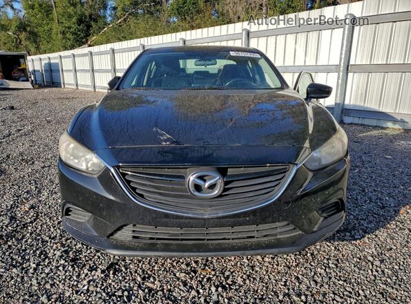 JM1GL1U57H1142305 2017 MAZDA 6 Black Դիմացի տեսք