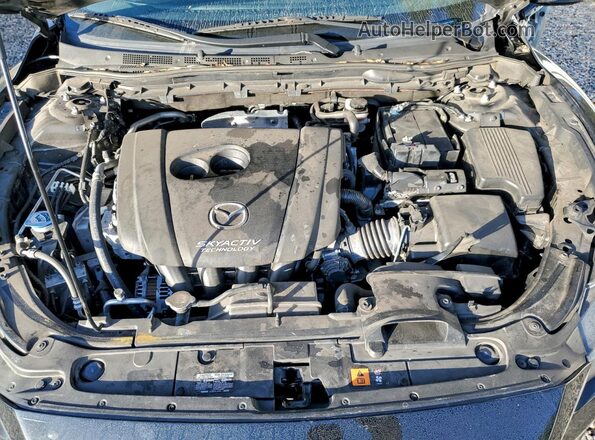 JM1GL1U57H1142305 2017 MAZDA 6 Black Սալոնի հետևի տեսք