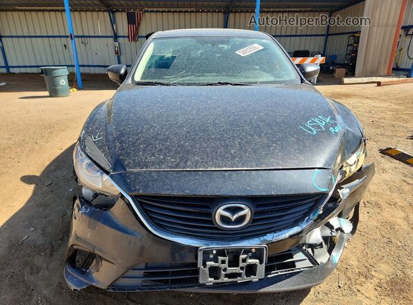 JM1GL1U57H1151103 2017 MAZDA 6 Black წინა ხედი