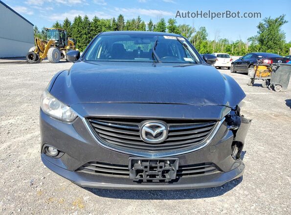 JM1GL1U58H1112570 2017 MAZDA 6 Серый Вид спереди