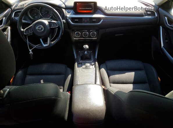 JM1GL1U58H1112570 2017 MAZDA 6 Серый Вид панели приборов