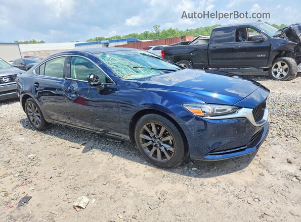 JM1GL1UM0J1310606 2018 MAZDA 6 Blue Delantero derecho