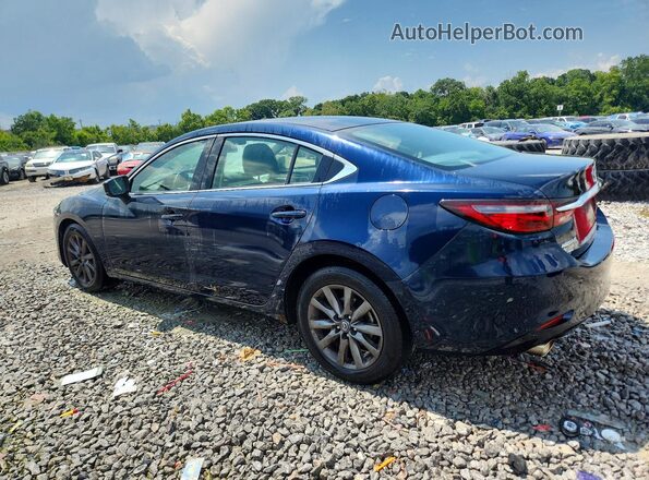 JM1GL1UM0J1310606 2018 MAZDA 6 Blue Trasero izquierdo