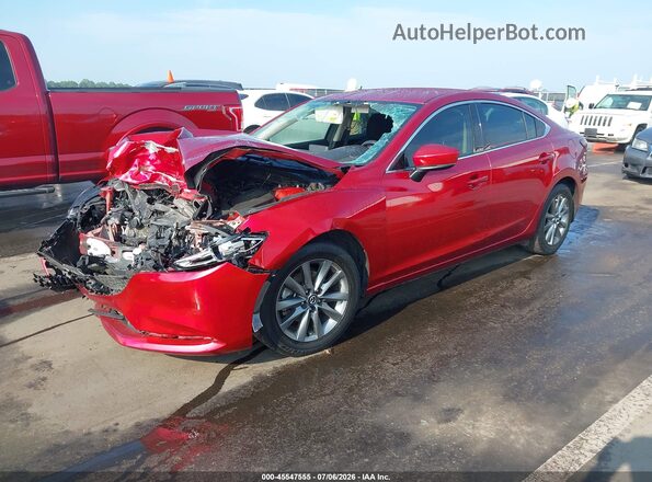 JM1GL1UM2M1607445 2021 MAZDA 6 Maroon Przód lewy