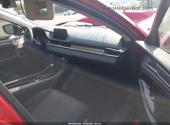 JM1GL1UM2M1607445 2021 MAZDA 6 Maroon Widok wnętrza z przodu