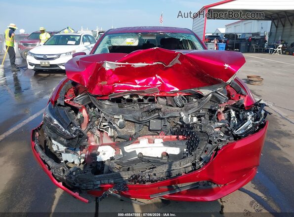 JM1GL1UM2M1607445 2021 MAZDA 6 Maroon Widok z przodu