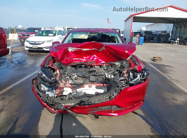 JM1GL1UM2M1607445 2021 MAZDA 6 Maroon Widok zestawu wskaźników