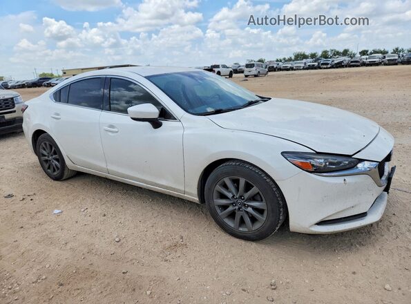 JM1GL1UM3J1322975 2018 MAZDA 6 Белый Передняя правая четверть