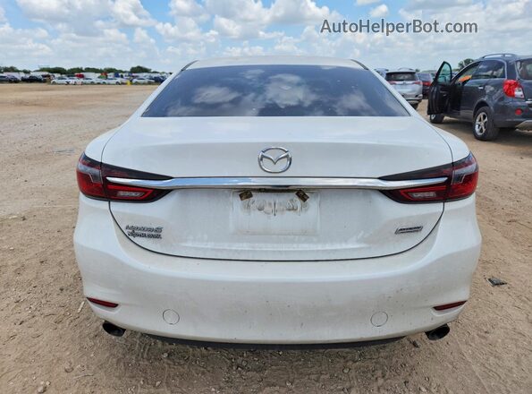 JM1GL1UM3J1322975 2018 MAZDA 6 Белый Вид сзади