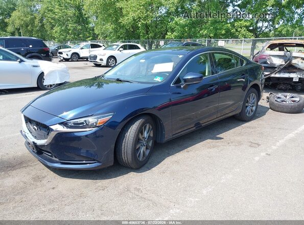 JM1GL1UM4J1320152 2018 MAZDA 6 Dark Blue Front left