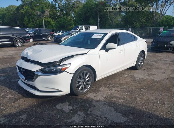 JM1GL1UM4L1521634 2020 MAZDA 6 Белый Передняя левая четверть