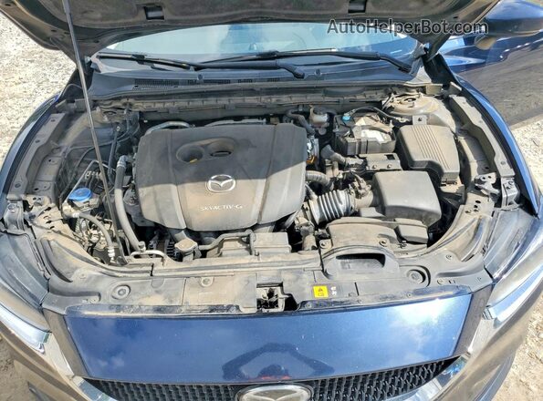 JM1GL1UM5L1510982 2020 MAZDA 6 Blue უკანა სალონის ხედი