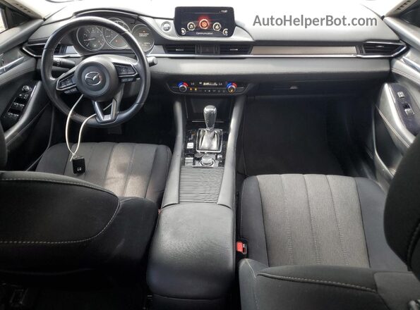 JM1GL1UM5L1510982 2020 MAZDA 6 Blue წინა პანელის ხედი